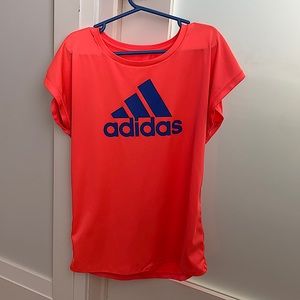 beautiful Pink and blue adidas shirt